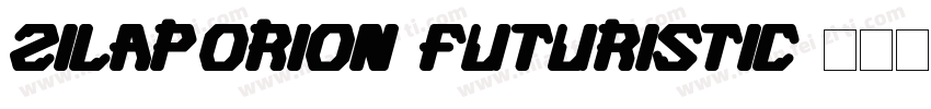 ZilapOrion Futuristic字体转换